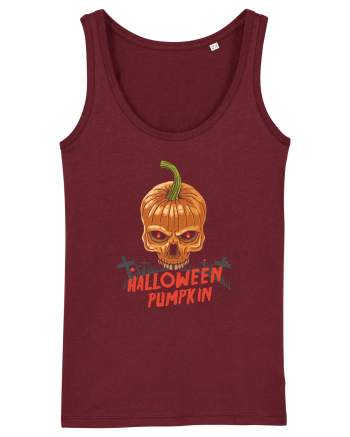 Pumpkin Halloween Burgundy