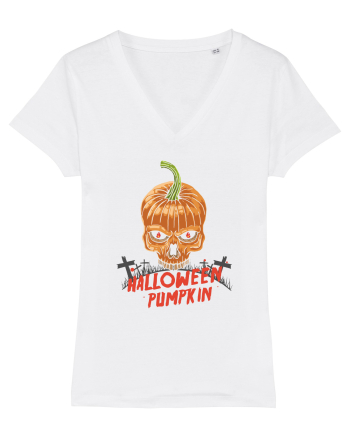 Pumpkin Halloween White