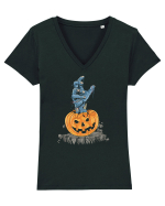 Zombie Hand Tricou mânecă scurtă guler V Damă Evoker