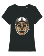 Zombie Hat Tricou mânecă scurtă guler larg fitted Damă Expresser