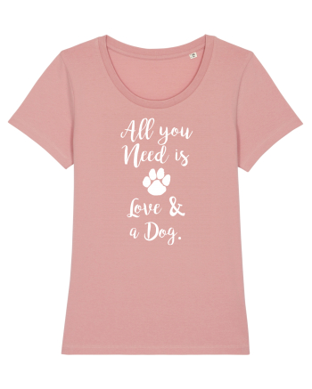 Love and a dog. Canyon Pink