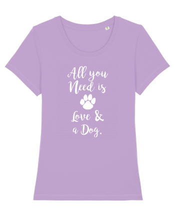 Love and a dog. Lavender Dawn