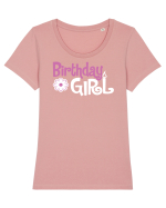 Birthday Girl Tricou mânecă scurtă guler larg fitted Damă Expresser