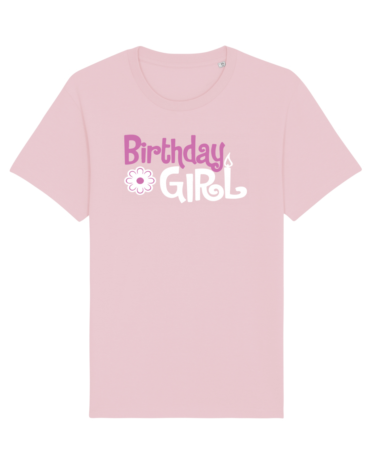 Tricou mânecă scurtă Unisex Rocker Cotton Pink