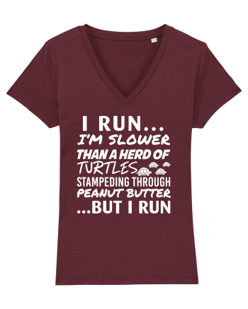 I RUN Burgundy