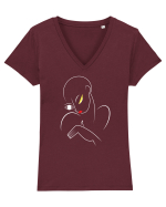 Te privesc Tricou mânecă scurtă guler V Damă Evoker