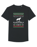 Caini Tricou mânecă scurtă guler larg Bărbat Skater