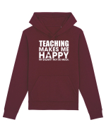 Teaching makes me happy Hanorac Unisex Drummer