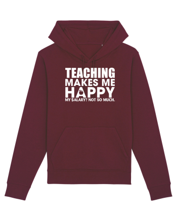Teaching makes me happy Burgundy