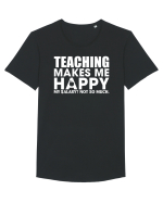 Teaching makes me happy Tricou mânecă scurtă guler larg Bărbat Skater