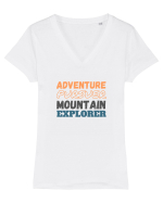 Adventure Pursuer Mountain Explorer Tricou mânecă scurtă guler V Damă Evoker