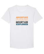 Adventure Pursuer Mountain Explorer Tricou mânecă scurtă guler larg Bărbat Skater