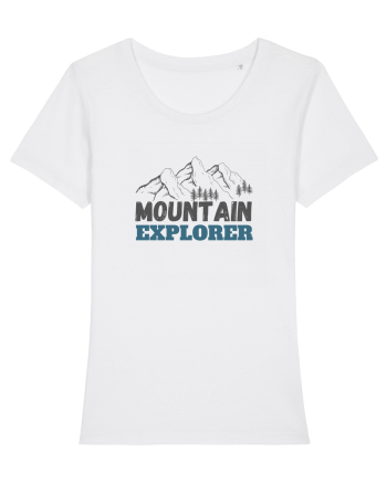 Mountain Explorer Illustration White