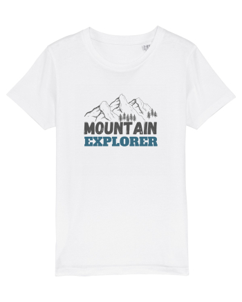 Mountain Explorer Illustration White