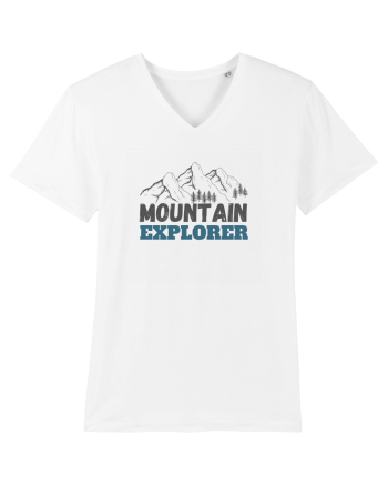 Mountain Explorer Illustration White