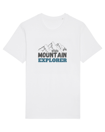 Mountain Explorer Illustration White
