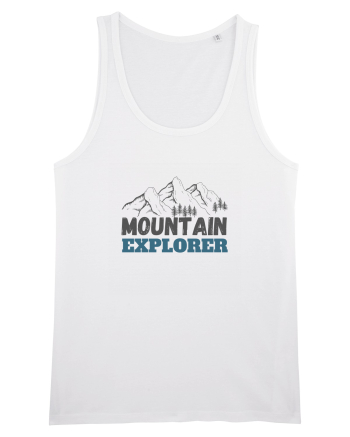 Mountain Explorer Illustration White