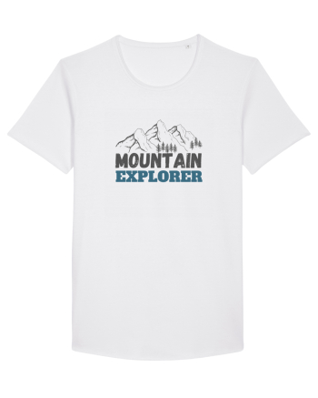Mountain Explorer Illustration White