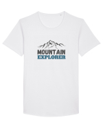 Mountain Explorer Geometry Tricou mânecă scurtă guler larg Bărbat Skater