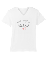 Mountain Lover Tricou mânecă scurtă guler V Bărbat Presenter