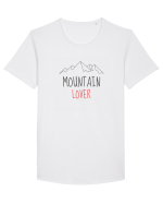 Mountain Lover Tricou mânecă scurtă guler larg Bărbat Skater