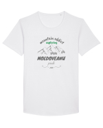 Mountain Addict Moldoveanu Peak Tricou mânecă scurtă guler larg Bărbat Skater