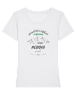 Mountain Addict Negoiu Peak Tricou mânecă scurtă guler larg fitted Damă Expresser