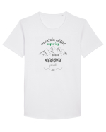 Mountain Addict Negoiu Peak Tricou mânecă scurtă guler larg Bărbat Skater