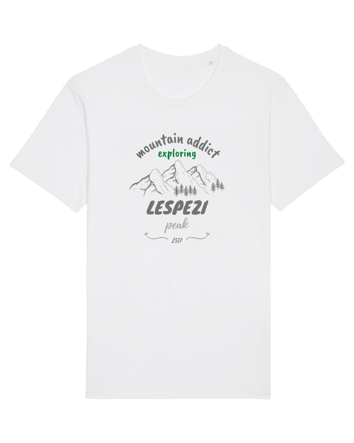 Tricou mânecă scurtă Unisex Rocker White