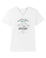 Mountain Addict Retezat Peak Tricou mânecă scurtă guler V Bărbat Presenter