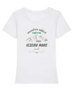 Mountain Addict Iezeru Mare Peak Tricou mânecă scurtă guler larg fitted Damă Expresser