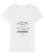 Mountain Addict Pietrosu Peak Tricou mânecă scurtă guler V Damă Evoker