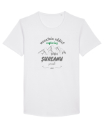 Mountain Addict Șureanu Peak Tricou mânecă scurtă guler larg Bărbat Skater