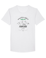 Mountain Addict Farcău Peak Tricou mânecă scurtă guler larg Bărbat Skater