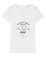 Mountain Addict Bran Peak Tricou mânecă scurtă guler V Damă Evoker