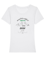 Mountain Addict Bran Peak Tricou mânecă scurtă guler larg fitted Damă Expresser