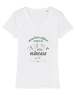Mountain Addict Vlădeasa Peak Tricou mânecă scurtă guler V Damă Evoker