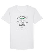 Mountain Addict Rarău Peak Tricou mânecă scurtă guler larg Bărbat Skater