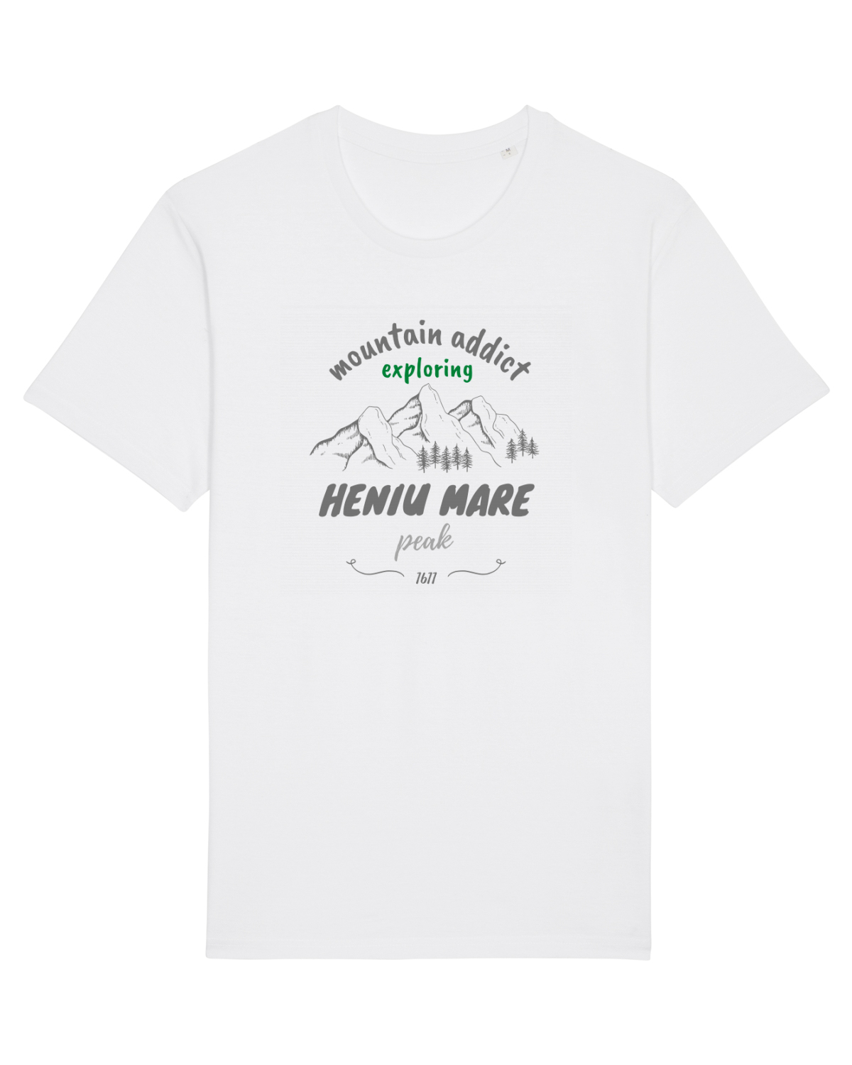 Tricou mânecă scurtă Unisex Rocker White