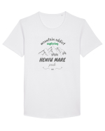 Mountain Addict Heniu Mare Peak Tricou mânecă scurtă guler larg Bărbat Skater