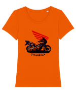 Transalp Tricou mânecă scurtă guler larg fitted Damă Expresser
