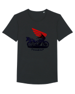 Transalp Tricou mânecă scurtă guler larg Bărbat Skater