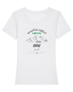 Mountain Addict Omu Peak Tricou mânecă scurtă guler larg fitted Damă Expresser