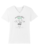 Mountain Addict Omu Peak Tricou mânecă scurtă guler V Bărbat Presenter