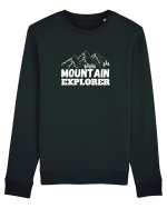 Mountain Explorer White Bluză mânecă lungă Unisex Rise