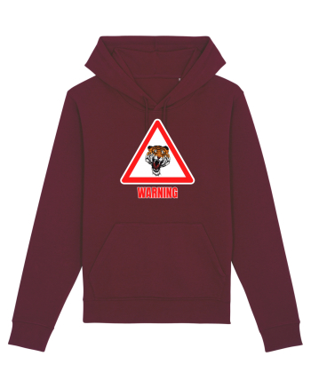 Tiger Warning Burgundy