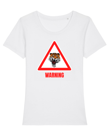 Tiger Warning White