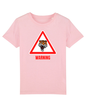 Tiger Warning Cotton Pink