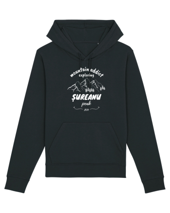 Mountain Addict Șureanu Peak White (Vârful Șureanu)  Black