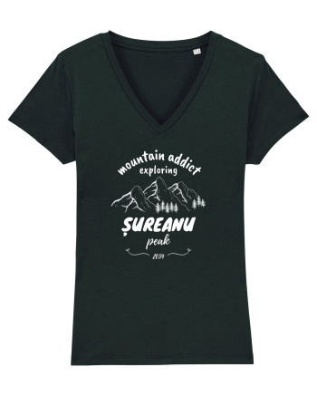 Mountain Addict Șureanu Peak White (Vârful Șureanu)  Black